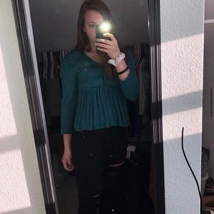 long sleeve francescas top